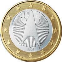 Image of Germany 1 euro coin