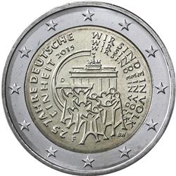 Obverse of Germany 2 euros 2015 - 25 years of German Unity 
