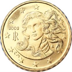 Obverse of Italy 10 cents 2006 - Birth of Venus