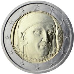 Obverse of Italy 2 euros 2013 - 700th Anniversary of the Birth of Giovanni Boccaccio