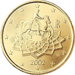 Obverse of Italy 50 cents 2006 - Emperor Marcus Aurelius