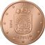 National side of Latvia 1 cent coin