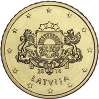 Image of Latvia 50 cents coin