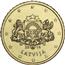 Image of Latvia 50 cents coin