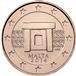 National side of Malta 2 cents coin
