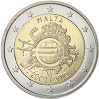 Image of Malta 2 euros commemorative coin