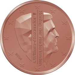 Obverse of Netherlands 2 cents 2016 - King Willem-Alexander