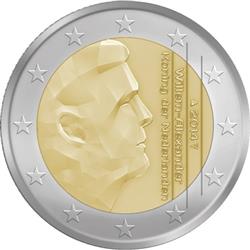 Obverse of Netherlands 2 euros 2014 - King Willem-Alexander