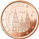 Photo of Spain - 5 cents 1999 (The Cathedral Santiago de Compostela)