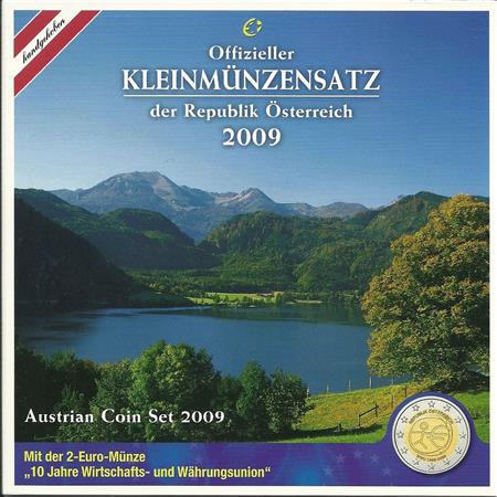 Obverse of Austria Official Blister 2009