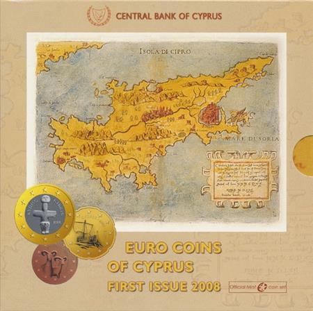 Obverse of Cyprus Official Blister 2008