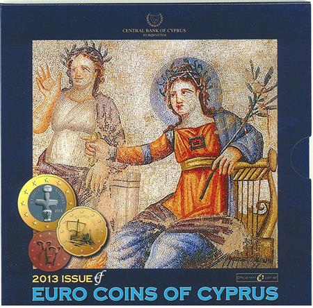 Obverse of Cyprus Official Blister  2013