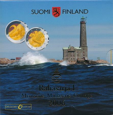 Obverse of Finland Official Blister - Bengtskar Lighthouse 2006