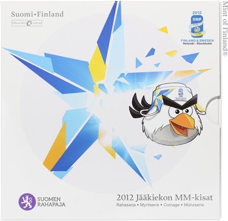 Obverse of Finland Official Blister - Ice Hockey World Championship 2012
