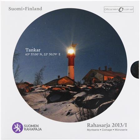 Obverse of Finland Official Blister - Tankar Lighthouse 2013