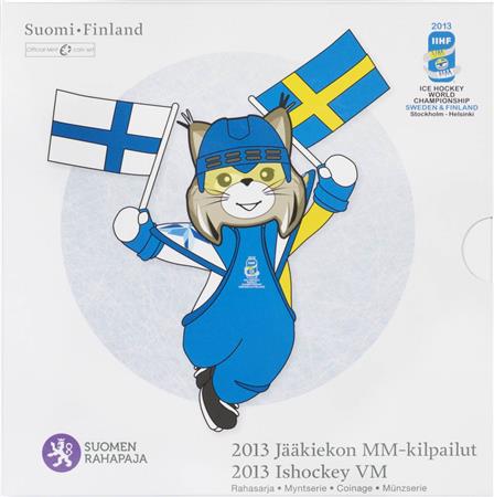 Obverse of Finland Official Blister - Ice Hockey World Championship 2013