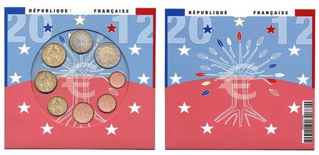 Obverse of France Official Blister 2012