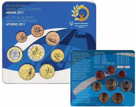 Obverse of Greece Official Blister 2011