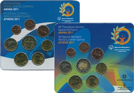 Obverse of Greece XIII Special Olympics World Summer Games 2011