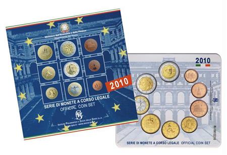 Obverse of Italy Official Blister 2010