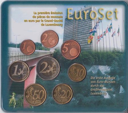 Obverse of Luxembourg Official Blister 2002