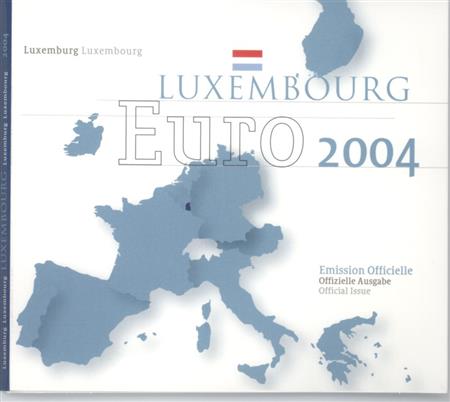 Obverse of Luxembourg Official Blister 2004