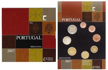Obverse of Portugal Official Blister 2007