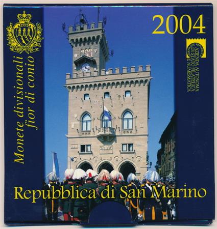 Obverse of San Marino Official Blister 2004