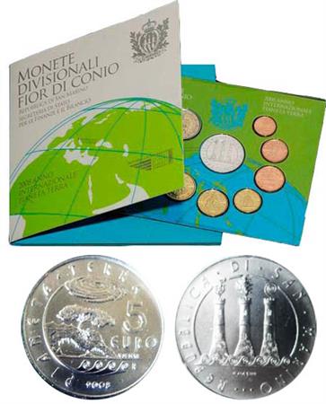 Obverse of San Marino Official Blister 2008