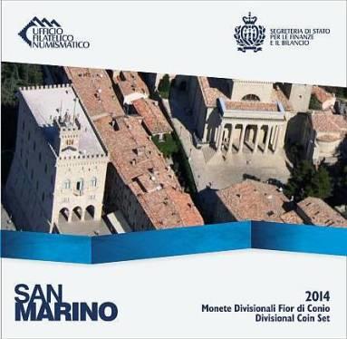 Obverse of San Marino Official Blister 2014