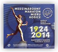 Obverse of 90th start of the Košice Peace Marathon KMS Set