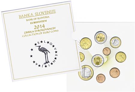 Obverse of Slovenia Official Blister 2014