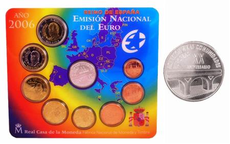 Obverse of Spain Official Blister 2006