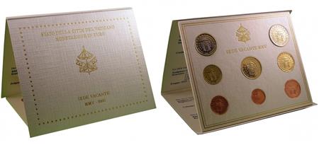 Obverse of Vatican Official Blister - Sede Vacante 2005