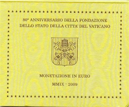Obverse of Vatican Official Blister 2009
