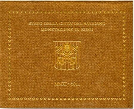 Obverse of Vatican Official Blister 2011