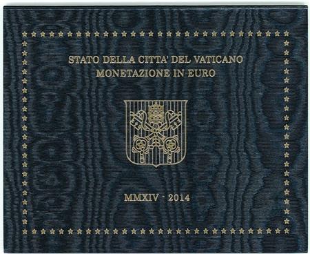 Obverse of Vatican Official Blister 2014