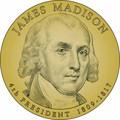 Presidential Dollars James Madison Coin