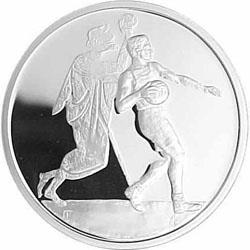 Reverse of Greece 10 euros 2004 - Handball - Series F