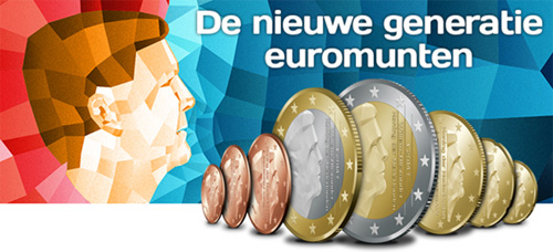 Netherlands introduced a new design for the euro coins in 2013