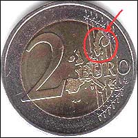 Euro coin picture
