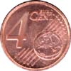 Fake 4 euro cents coin